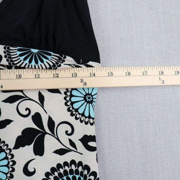 Ruby Rox Halter Maxi Dress M Retro 70s Floral Fit & Flare Boho Summer Beach - Picture 11 of 16